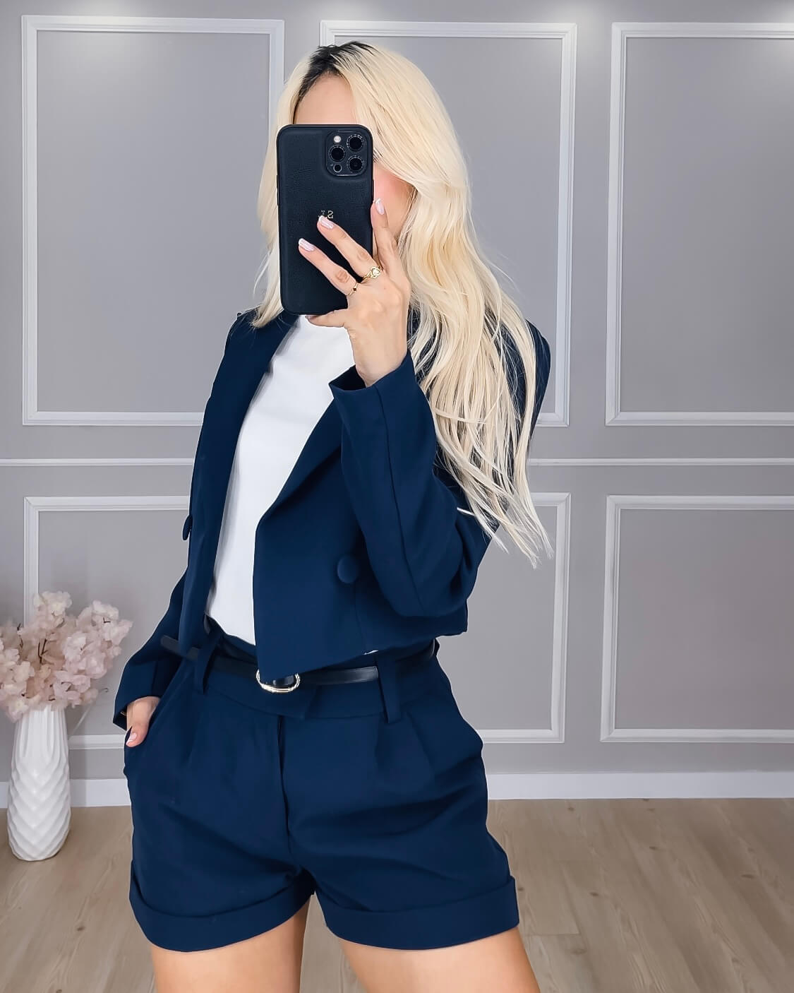 SET BLAZER Y SHORT SASTRE - MYSELF