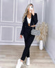 SET BLAZER Y PANTALON NEGRO - MYSELF